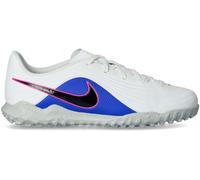 Nike - Bota de fútbol Tiempo Maestro Club Turf Niño, Unisex, White-Black-Racer Blue-Pink Blast, 6Y