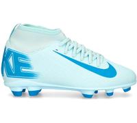 Nike - Bota de fútbol Zoom Mercurial Superfly 10 Club FG/MG Niño, Unisex, Glacier Blue-Black, 5,5Y