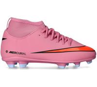 Nike - Bota de fútbol Zoom Mercurial Superfly 10 Club FG/MG Niño, Unisex, Magic Flamingo-Black-Total Crimson, 5Y