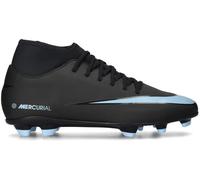 Nike - Bota de fútbol Zoom Mercurial Superfly 10 Club FG/MG, Unisex, Black-Ice Blue, 7 USA