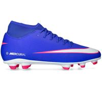 Nike - Bota de fútbol Zoom Mercurial Superfly 10 Club FG/MG, Unisex, Racer Blue-White, 10 USA