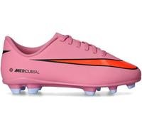 Nike - Bota de fútbol Zoom Mercurial Vapor 16 Club FG/MG Niño, Unisex, Magic Flamingo-Black-Total Crimson, 2,5Y