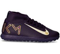 Nike - Bota de fútbol Zoom Merurial Superfly 10 Club KM Turf Niño, Unisex, Grand Purple-Pale Ivory, 5,5Y