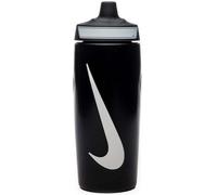Nike - Botella Refuel Grip 18 Oz, Unisex, Black-Black-White