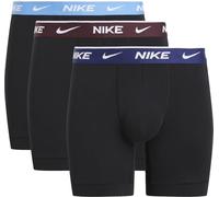 Nike Boxer Brief 3PK Ropa Interior, Blk-Uni BE/BE VOD/Burg Crush WB, S Hombre