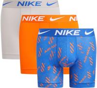 Nike Boxer Brief 3PK Ropa Interior, GR Air MAX Print 2/ SFETY ORGE/CG, S Hombre