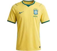 Nike Brasil Hombre M - Brazil National Team Camiseta de fútbol - WM 2026 World Cup Fan Jersey NK Dri-FIT Stadium Home Shirt, Canary/Light Menta/Geode Teal