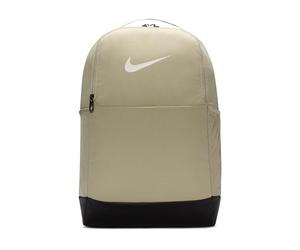 Nike Brasilia 9.5 DH7709-253 MISC - Mochila de entrenamiento (tamaño mediano, 24 L), color caqui, negro y blanco