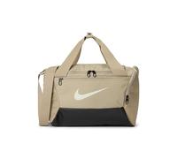 Nike Brasilia - Bolsa Deportiva de Entrenamiento 9.5 (Extra pequeña, 25 L), Caqui Desierto/Negro/Vela, Talla única