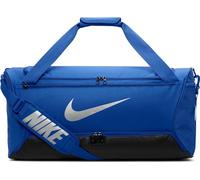 Nike Brasilia DH7710 9.5 - Bolsa de Entrenamiento (tamaño Mediano, 60 L), Game Royal/Black/Metallic Silver, Talla única, Deportes