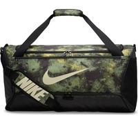 Nike Brasilia M Duffel FZ2585-386 FZ2585-386 Camo AOP, Oil Green/Black/Coconut Milk, Oil Green/Black/Coconut Milk, Talla única, Entrenamiento para Hombre