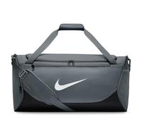 Nike Brsla Duff - X - Bolsa de Deporte Unisex, Color Gris Ahumado, Negro y Blanco, Talla única