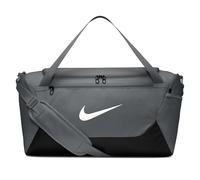 Nike Brsla S Duff - X - Bolsa de Deporte Unisex, Color Gris Ahumado, Negro y Blanco, Talla única