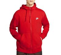Nike BV2645-657 M NSW Club Hoodie FZ BB Sweatshirt Men's University Red/University Red/White XL-T