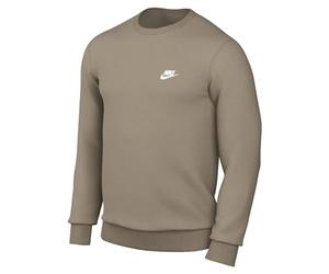 Nike BV2662-247 Nike Sportswear Club Fleece Sweatshirt Hombre Khaki/White Tamaño L