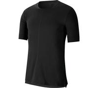 Nike BV4034 M NK DF Top SS Yoga T-Shirt Mens Black/Iron Grey L