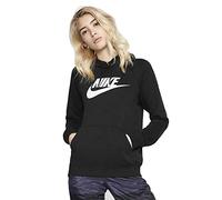 NIKE Bv4126, Sudadera Mujer, Negro/blanco, S