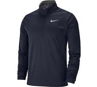 NIKE BV4755-452 M NK DF Pacer Top HZ Sweatshirt Men's Obsidian/Iron Gray/Reflective Silv M