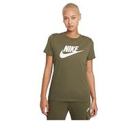 Nike BV6169 W NSW tee ESSNTL Icon Futur T-Shirt Women's Medium Olive/White L