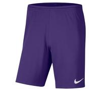 Nike BV6865-547 Nike Dri-FIT Park 3 Shorts Chicos Unisex Court Purple/White Tamaño L