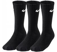 Nike - Calcetines Cushioned (3 Pares), Unisex, Black, M [38 - 42]
