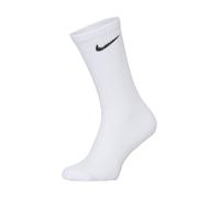 Nike U NK Everyday Cush Crew 6Pr Socks, Hombre, White/Black, L
