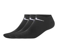 NIKE Calcetines deportivos cortos, 3 pares (Negro, 35-38)