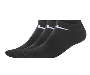 NIKE Calcetines deportivos cortos, 3 pares (Negro, 39-42)