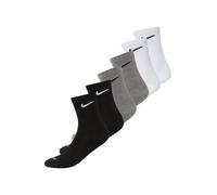 NIKE Calcetines deportivos gris moteado / negro / blanco 38-42 gris moteado / negro / blanco