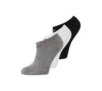 NIKE Calcetines deportivos gris moteado / negro / blanco, Talla 34-38