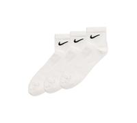 Nike Calcetines de entrenamiento Everyday Lightweight hasta el tobillo 3 pares Blanco 42-46