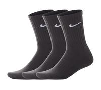 NIKE Calcetines deportivos unisex »Cushioned Crew«, 3 pares. (Negro, 39-42)