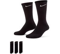 Nike - Calcetines Everyday Cushioned (3 Pares), Unisex, Black, M [38 - 42]