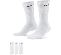 Nike - Calcetines Everyday Cushioned (3 Pares), Unisex, White, M [38 - 42]