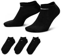 Calcetines de fitness nike everyday lightweight no-show negro x3 46 - 50
