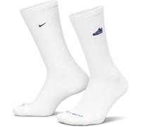 Nike - Calcetines Everyday Plus Cushioned Crew (1 Par), Unisex, White-Varsity Royal-Black, L [42 - 46]