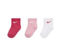 Nike Calcetines hasta el tobillo antideslizantes Swosh (3 pares) - Infantil - Multicolor 18.5-23.5