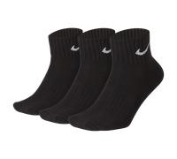 Nike Calcetines hasta el tobillo con amortiguación (3 pares) - Negro 38-42