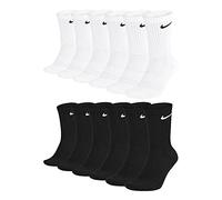 Nike Calcetines Everyday Cushion Crew 3 Pares EU 42-46 Black / White