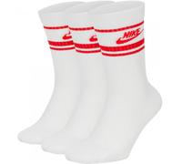 NIKE DX5089-102 Nike Sportswear Everyday Essential Socks Unisex White/University Red/University Red L