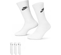 NIKE DX5025-100 Sportswear Everyday Essential Socks Unisex White/Black L