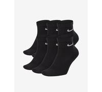 Nike Calcetines Unisex Everyday Da Training De Tobillo (6 Pares) - 010 (Negro /