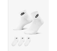 Nike Calcetines Unisex Sportswear Everyday Essential (3 Pares) - 101 (Blanco /