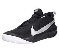 NIKE Team Hustle D 10 GS, Zapatillas de Gimnasio, Black/Metallic Silver-Volt, 38.5 EU