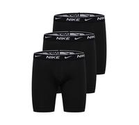 Nike Calzoncillos Tipo bóxer para Hombre Everyday de algodón elástico, 3 Unidades, Negro, L