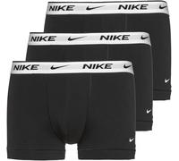 Nike Calzoncillos elásticos para Hombre Everyday de algodón, 3 Unidades, Negro/Negro, XL