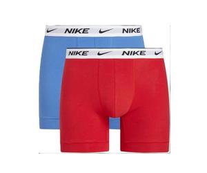 NIKE Calzoncillos Tipo bóxer para Hombre Dri-Fit 2PK, Paquete de 2 Unidades, Star Blue/Uni Red/White WB, XL