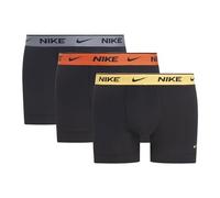 NIKE Calzoncillos Tipo bóxer Trunk para Hombre (Paquete de 3) Sporting_Goods, Men's, Negro-Gris-Naranja-Amarillo, S