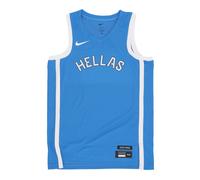 Nike - Camiseta de Baloncesto Griega Edición Limitada - Sport - Hombre - Azul - S -