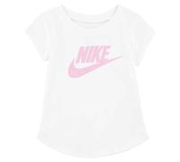 Nike Camiseta de Manga Corta Infantil Futura SS Blanco, Talla 2 Años